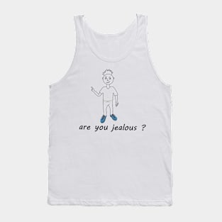 Funny Cartoon Design Tank Top